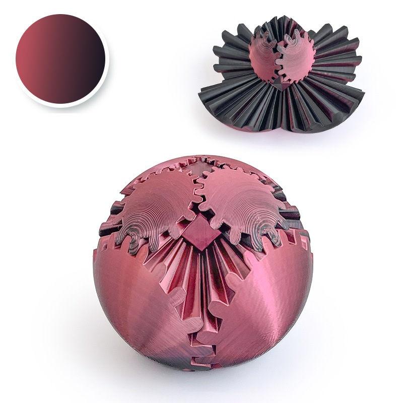 Gear Sphere The Steampunk Whirling Wonder Fidget Gear Ball 3D Printed Fidget Toy 3D PLA Toys Gifts GZW