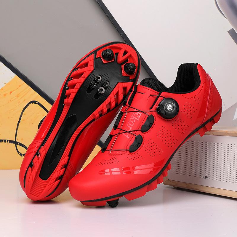 Aufgeschlossene Ganzjahres-Mountainbike-Schuhe - Unisex, Atmungsaktiv, Harte Sohle