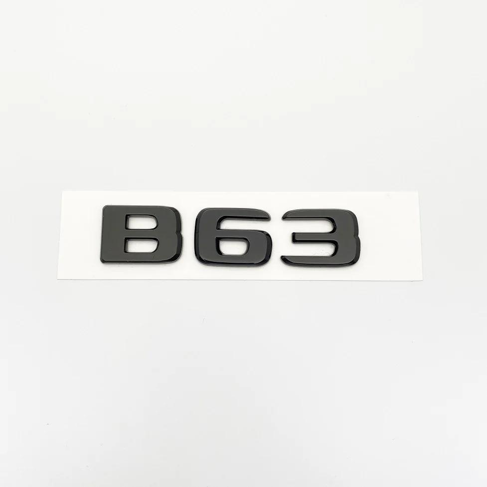 אותיות שחורות מבריקות 550G 4X4 850 550 D35 B40 D6S B63 סמל למרצדס בנץ Brabus G מכונית פגוש תא מטען אחורי W464 מדבקת לוגו