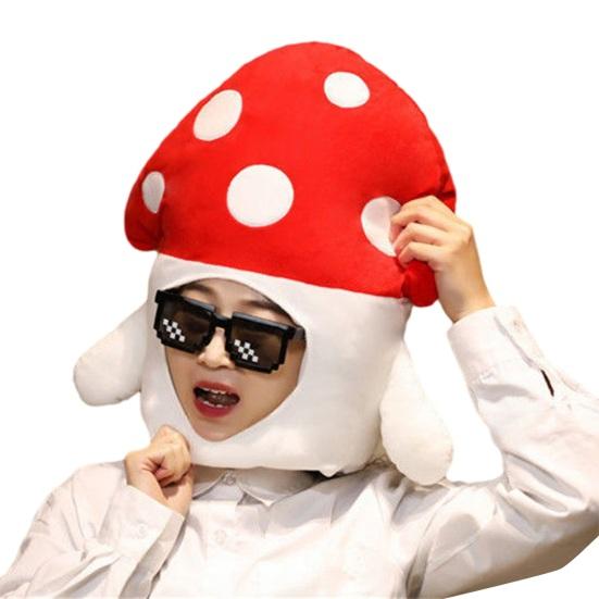 Foto clona Jasné barevné tvar ovoce jídlo Měkká plyšová pokrývka hlavy Otvor pro obličej Kostým internetové celebrity Párty rekvizita