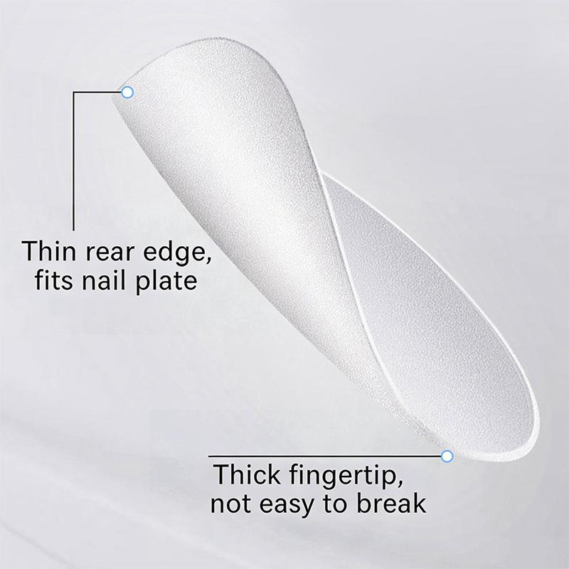Zachte Gel Nageltips 100 STUKS voor Manicure Volledige Dekking Press-On Kunstnageltips Flexibele Benodigdheden voor Salon Experts