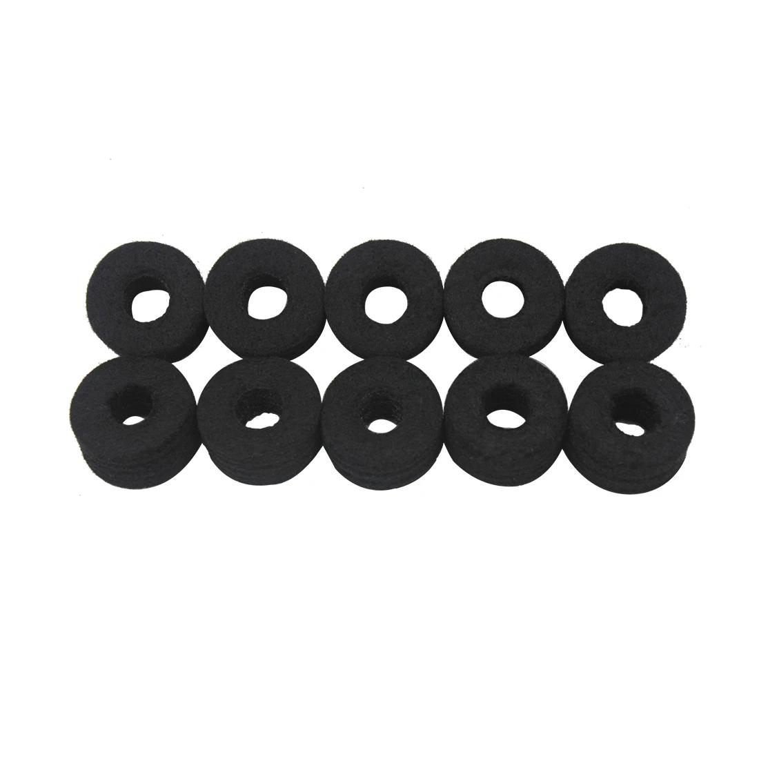 IRIN 10 Pcs Cymbals Felt Pad Drum Slices Felt Pad Protection Set Replacement Tools Percussion Instrument Accessories Music Parts