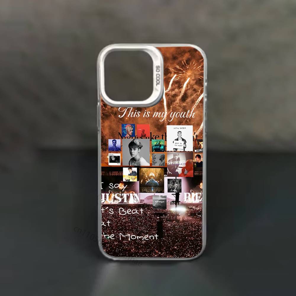 

Чехол для телефона JB Belieber для iPhone 17 11 12 Pro Max Plus Mini Air SE 16e 14 15 16 13 Мягкий корпус iPhone12PRO