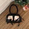 Transparent Messenger Bag Fashion Ita Bag Shoulder Crossbody Bag Anime Display Satchel Handbag for Women Girls Gifts