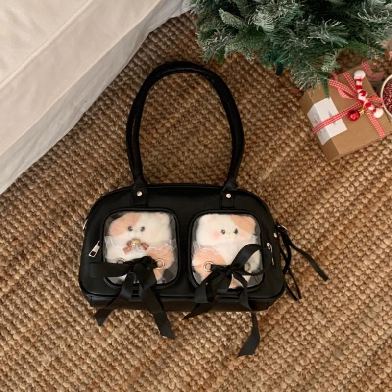 Transparent Messenger Bag Fashion Ita Bag Shoulder Crossbody Bag Anime Display Satchel Handbag for Women Girls Gifts