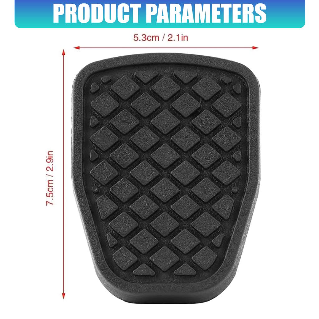 Anti Slip Pedal Covers Forester Brake Footrest Cover Vehicle Grip Footrest Pad 36015GA110 Replacements Suitable for Forester