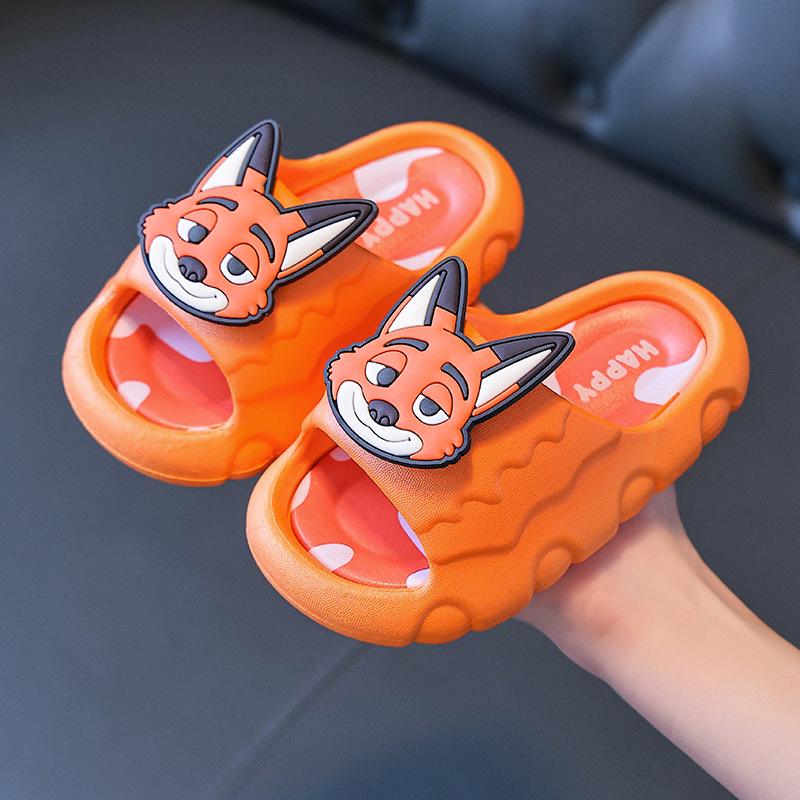 2026 Zootopia 2 Judy & Nick Kids' Non-slip Slippers - Soft Sole for Boys & Girls