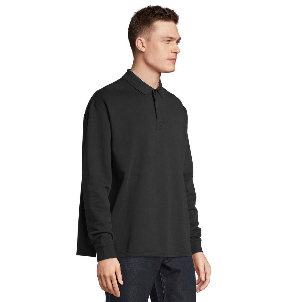 Unisex Adult Heritage Polo Neck Sweatshirt