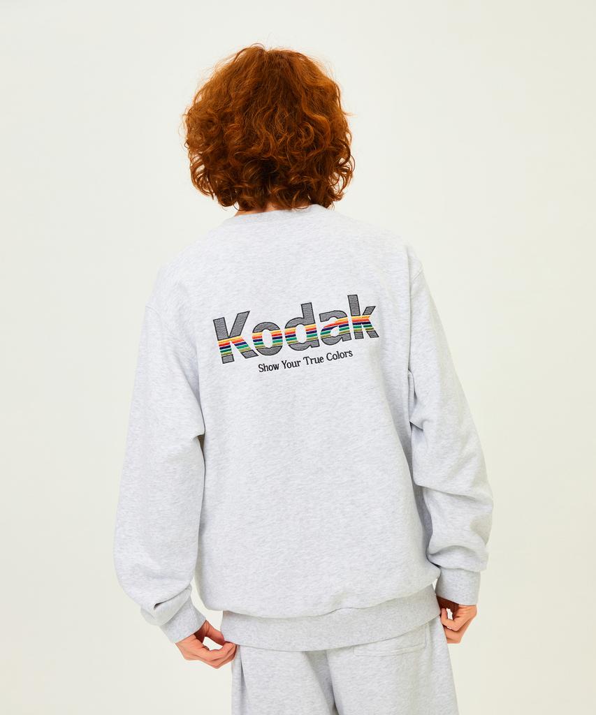 KODAK Rainbow Sweatshirt White Melange