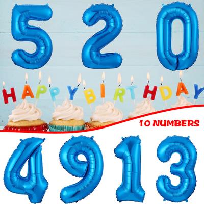 Used For Birthday Party, Anniversary Celebration 100 Cm Number Decoration