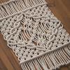 Handmade Cotton Rope Tassel Coaster Bohemian Style Table Mat Coffee Cup Dining Plate Photography Background
