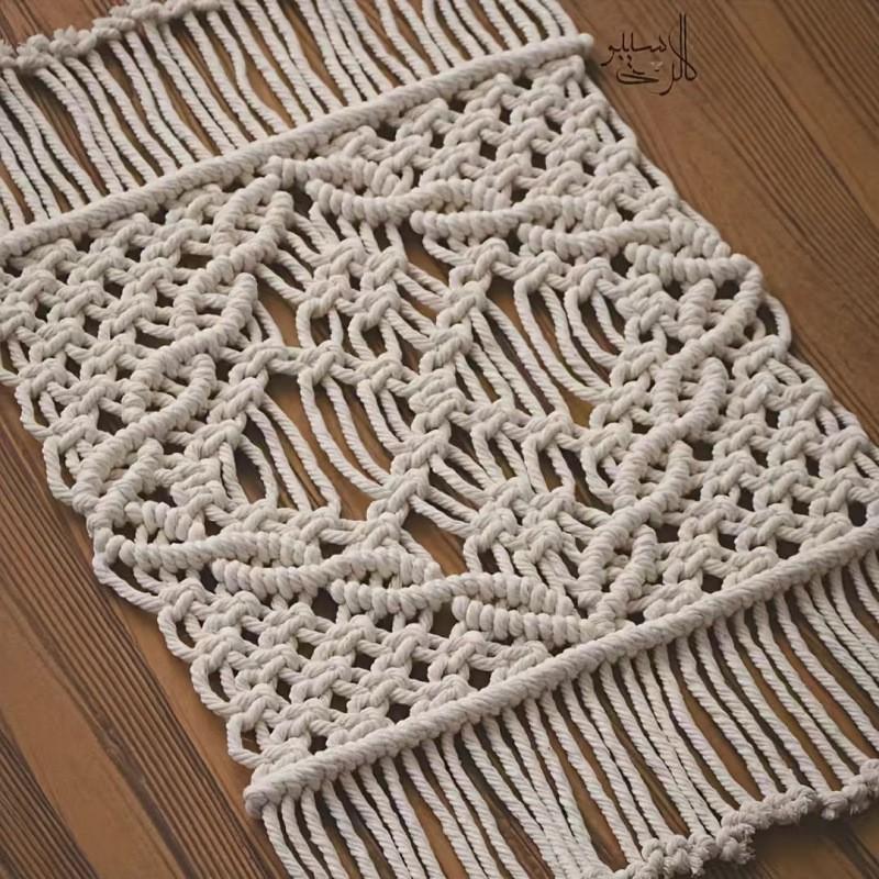 Handmade Cotton Rope Tassel Coaster Bohemian Style Table Mat Coffee Cup Dining Plate Photography Background