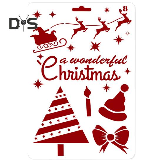 Fine Workmanship Cake Stencil Hollow Out Delicate Christmas Fondant Cake Rim Mesh Embossing Stamp Mold