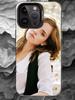 E-Emma Watson Phone Case For iPhone 17 16 15 14 13 12 11 Pro Max Plus Silver Matte Black Cover