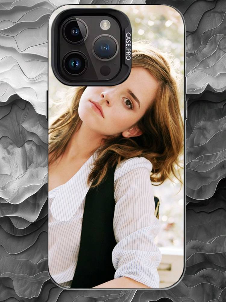 

Чехол для телефона E-Emma Watson для iPhone 17 16 15 14 13 12 11 Pro Max Plus Серебристый Матовый Черный Чехол iPhone16se4