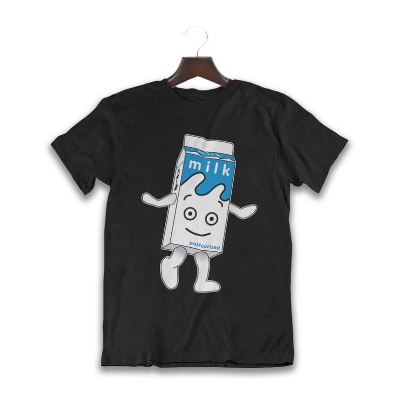 Blur Coffee And TV Milk Carton British Britpop Band T-Shirt ,  Unisex Tee