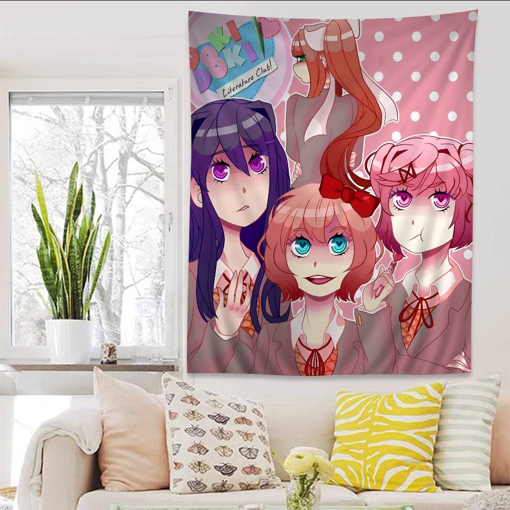 Doki DDoki LLiteratuare DIY Wall Tapestry for Living Room Home Dorm Decor Wall Art Decor