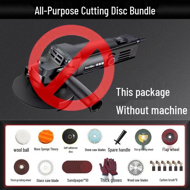 Polizor unghiular mic multifuncțional și polizor - Unealtă portabilă de tăiat și șlefuit cu disc