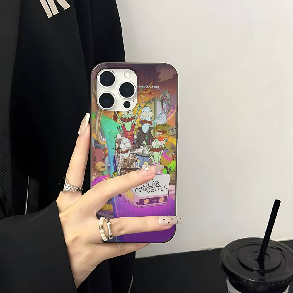 S-Solar O-Opposites Cartoon Soft Corrugated Phone Case For IPhone 11 12 13 14 15 16 17 Pro Max Plus Pro Shockproof Cover