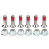 6PCS Sprocket Bolt Kit M8 Aluminium Alloy Nickel Plated Replacement for Yamaha YZ YZF