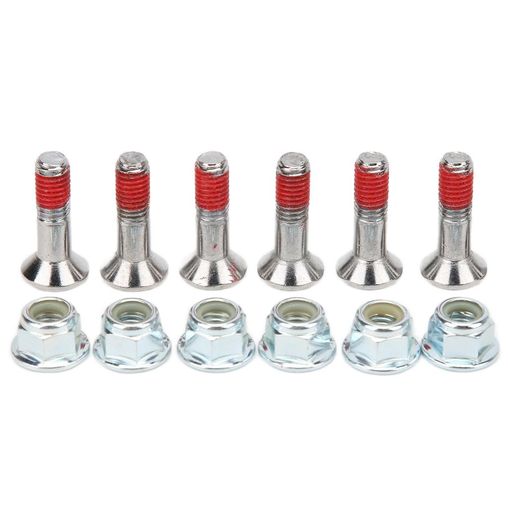6PCS Sprocket Bolt Kit M8 Aluminium Alloy Nickel Plated Replacement for Yamaha YZ YZF