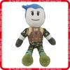 Roblox Plush Toy Military Style Stuffed Doll Game Character Soft Cartoon Figure For Game Fans Birthday Gift Room Decor