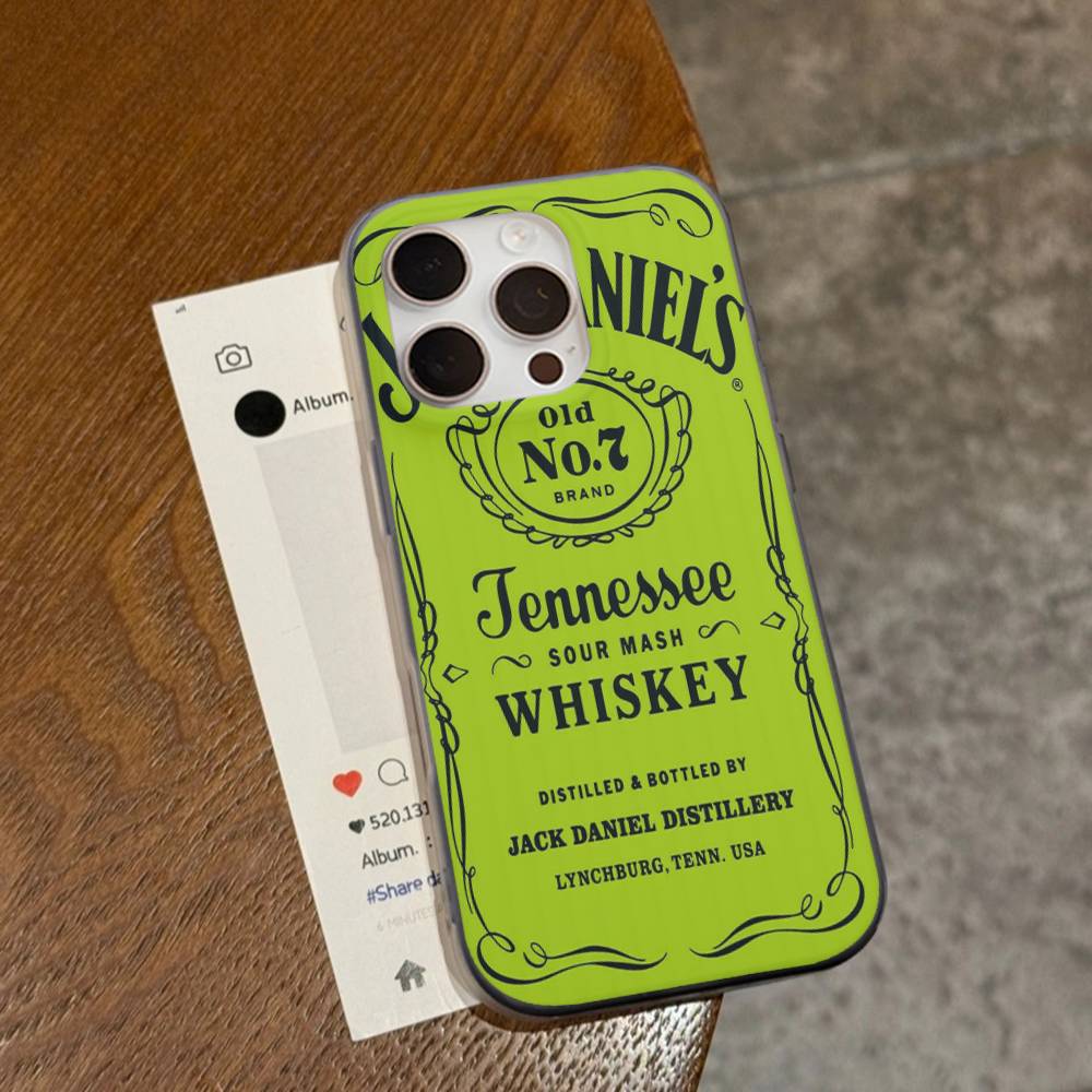 

Бренд J-Jack D-Daniel Розкішний чохол для телефону Для IPhone 17 16 15 14 13 12 11 Pro Max Plus Хвилястий бампер Задня кришка Корпус iPhone 13