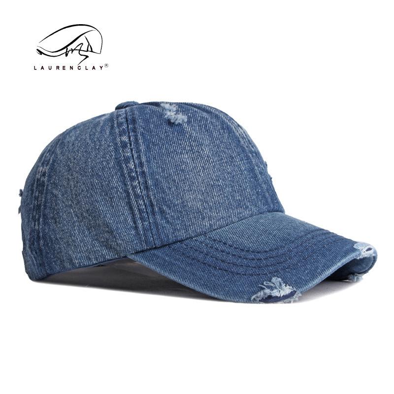 Frühling und Sommer neue gewaschene und alte Denim-Baseballkappe Damenmode Sonnenschutz Sonnenschirm Reisekappe Herren