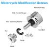 4X Quick Release Rear Fender Seat Bolt Nut Kit Motorcycle Mount Screw For Harley Sportster Xl Softail Fl Dyna Street Bob Road