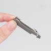 Titanium Alloy Handle Folding Knife Portable Keychain Small Pocket Knife Multifunctional Bottle Opener Outdoor Survival EDC Tool