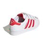 Hello Kitty x adidas Superstar J Allover Geprägte Schleifen Kinder Sneaker Weiß Wolkenweiß Lebhaftrot GV8865