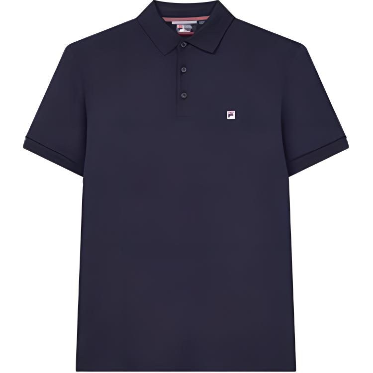 

FILA Polo Shirt With Collar Business Casual Sports Knit Short Sleeve Men tops Legendary-Blue F51M411104ANV L