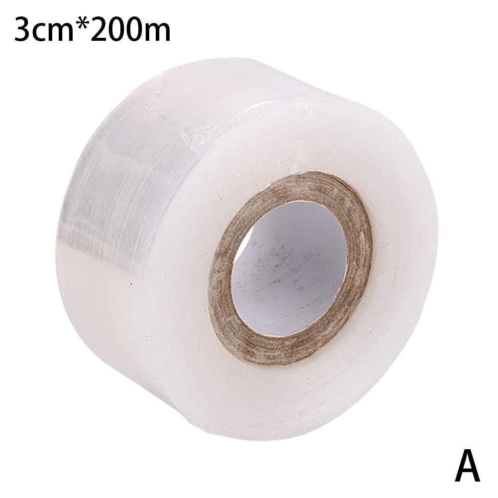 200M Grafting Tape Stretchable Self-adhesive Film Floristry Belt Trees Gardening Y6T1