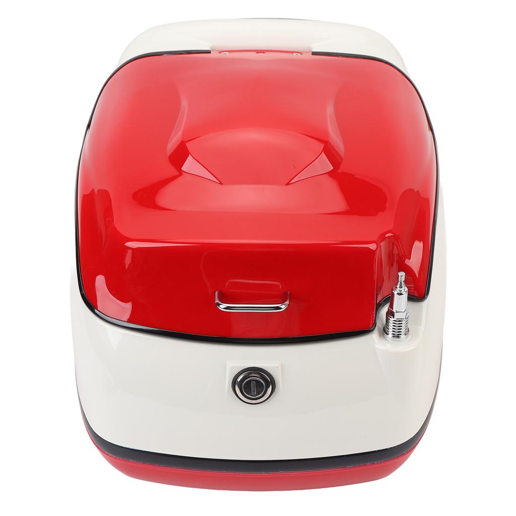 38L Motorcycle Top Case Fashionable Look Water Resistant Ample Space   Top Box for Electric Bike Scooter