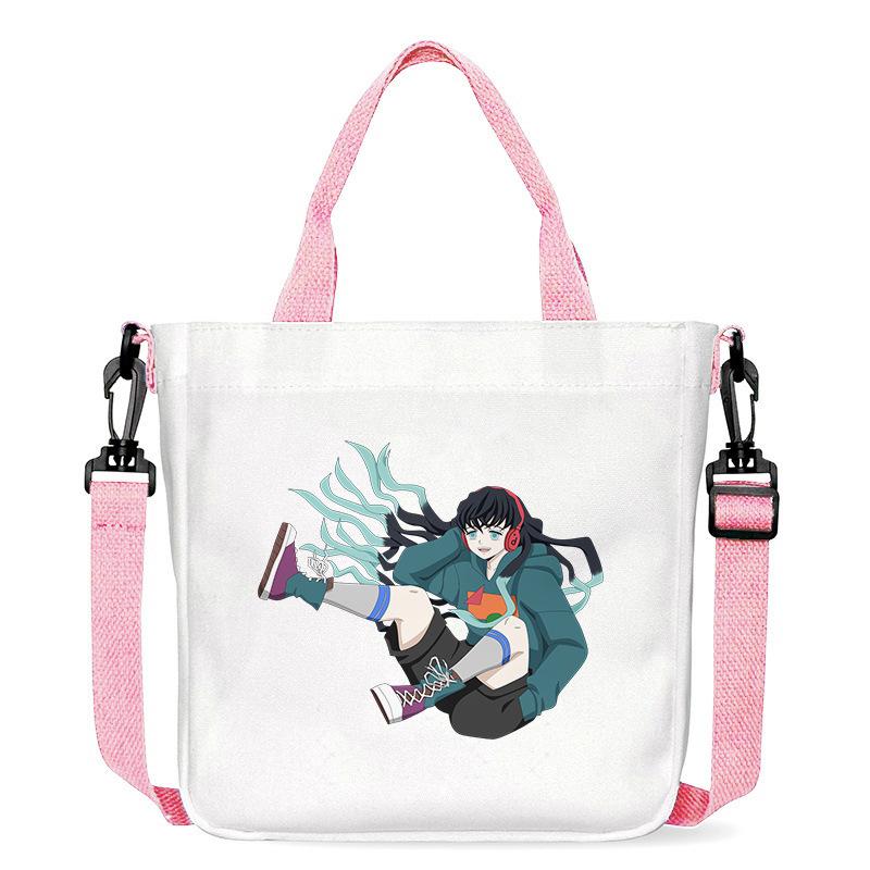 Japanische Cartoon-Comics Demon Slayer: Kimetsu no Yaiba - Muichiro Tokito Bedruckte Canvas-Tasche 7547