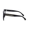 Chanel Fashion Simple Casual Sunglasses Black Round Unisex sunglasses CH5458C622T8