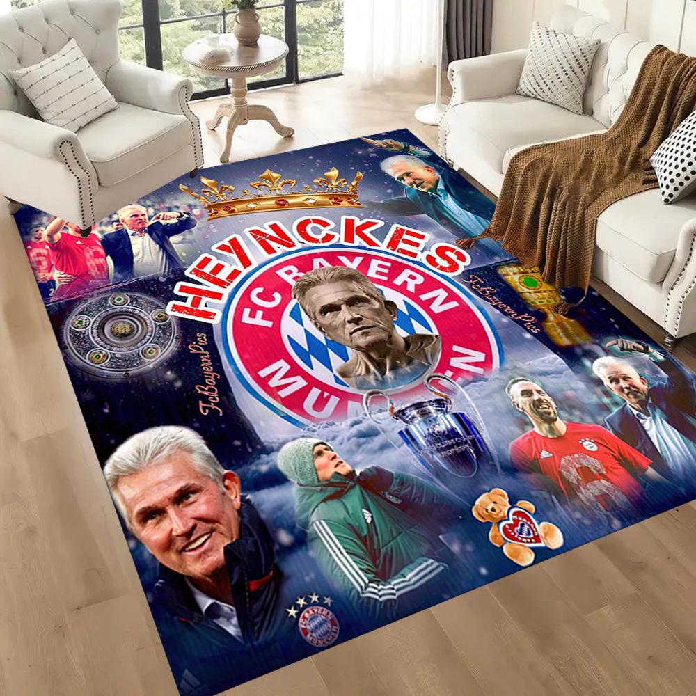 Bayern Munich Area Rug Perfect for Game Room Study Room Decorate Room Living Rooms Anti-slip Rug Decorate Offices
