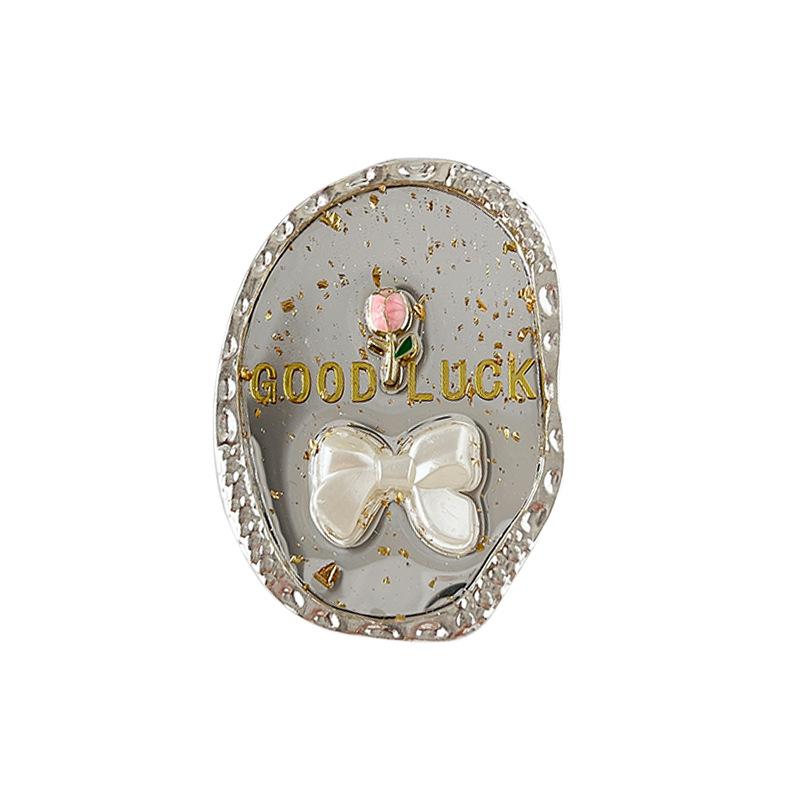 Wind Mobile Phone Airbag Bracket Rhinestone Gem Mirror Sticker Butterfly Flower Retractable Special-Shaped Ring Buckle