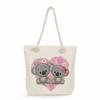 Koala print thick rope single-shoulder beach bag 7265