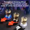 Jogo de Bebida Flecha Giratória, Roda da Roleta de Shots com Ponteiro, Jogo de Tabuleiro com Álcool para Festas de Bar, Girador Divertido de Penas para Adultos