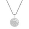 Simple Sunshine Is A Stylish Sports Men's Necklace Basketball Personality Simple Popular Couple Party Holiday Gift Pendant