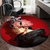 1pc Jujutsu Kaisen Satoru Gojo Anime Round Carpet for Office Chair Mat
