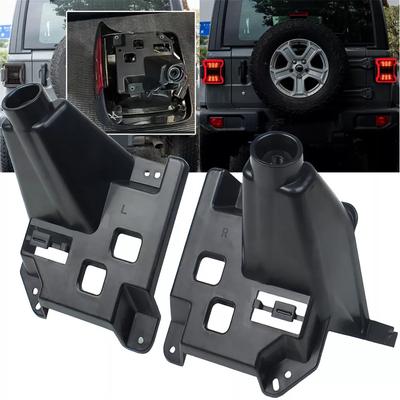 2x Schwarze Heckleuchtenhalterung Halter für Rücklicht Für Jeep Wrangler JL 2018-2024