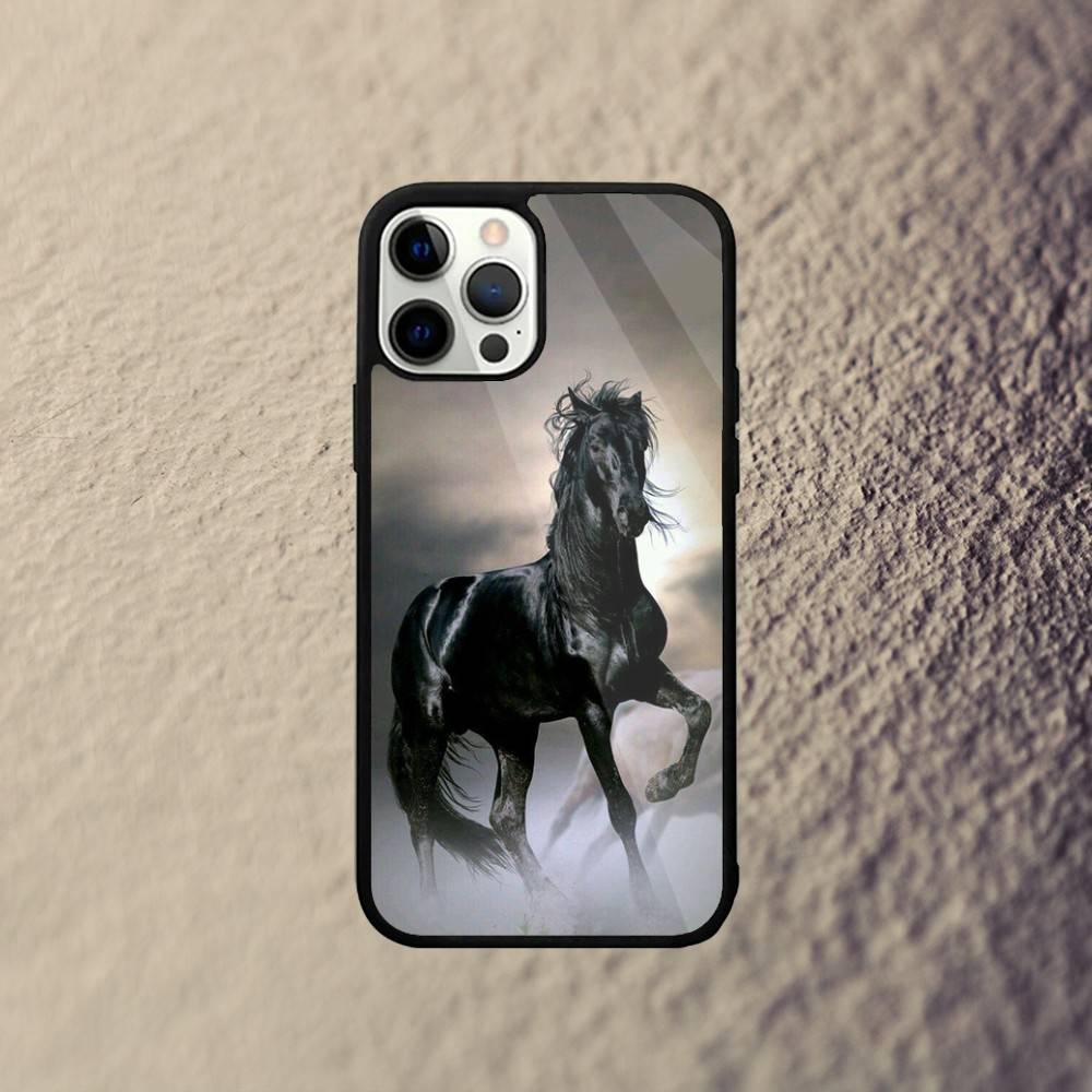 Domineering Cool Horse Phone Case For iPhone 16,15,14,13,12,11,Plus,Pro,Max Mini Magsafe Magnetic Wireless Charging