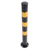 Bollard Post 29.5in Height 3in Diameter Cold Rolled Steel Parking Barrier Pipe