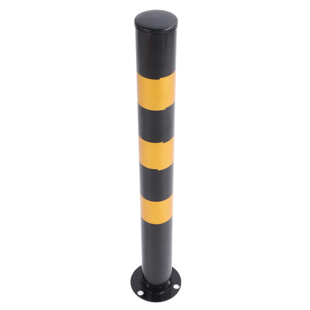 Bollard Post 29.5in Height 3in Diameter Cold Rolled Steel Parking Barrier Pipe