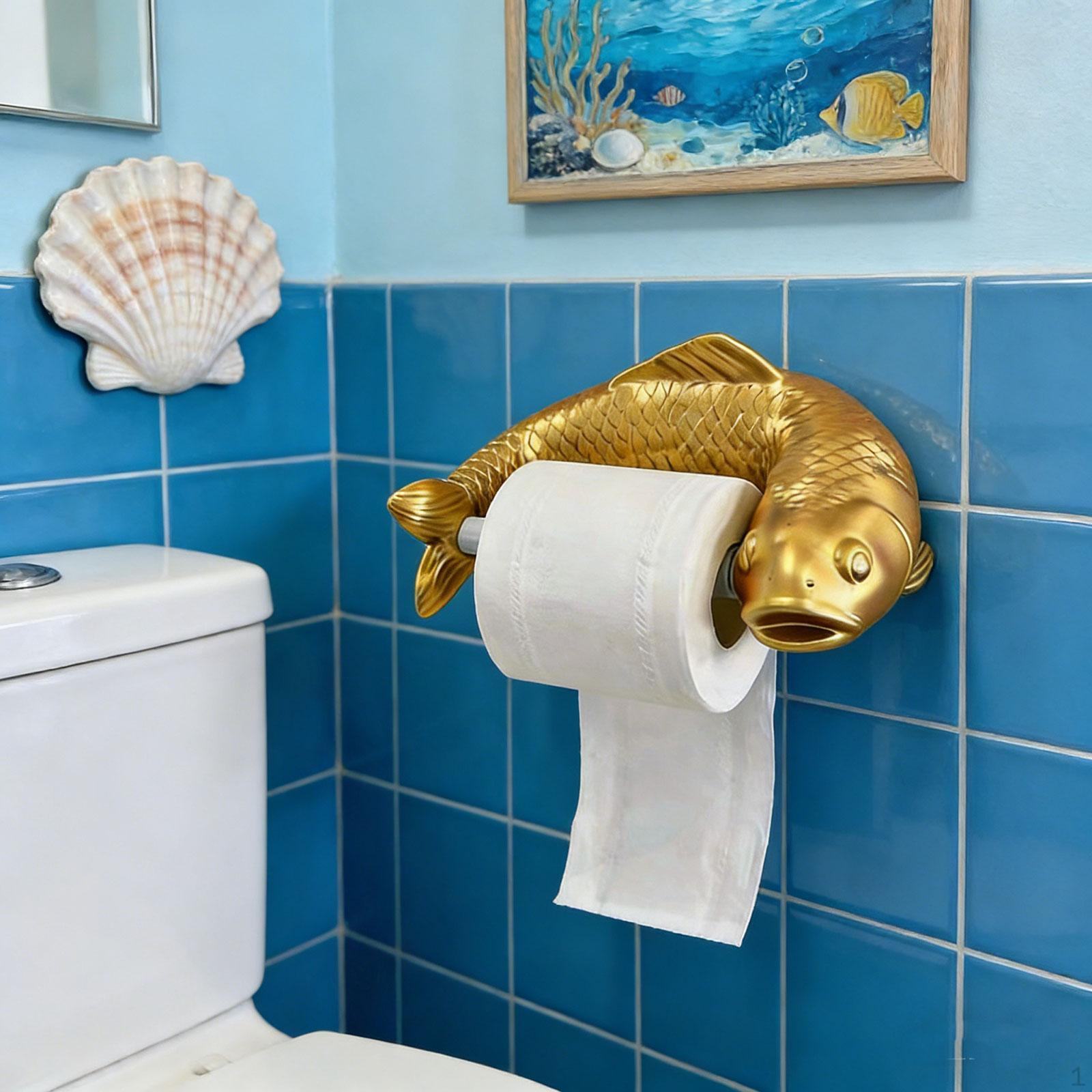 

Toilet Paper Roll Holder Tissue Home Decor Elegant Easy Installation Space Saving Unique