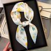 Women S Fresh Printed Square Scarf Fashion Versatile Summer Sun Protection