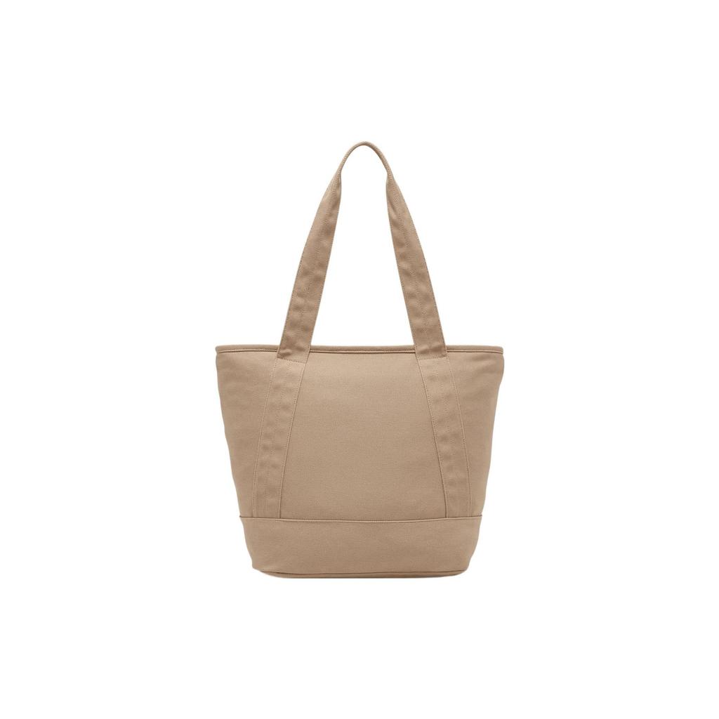 Jordan Portable Versatile Zipper Closure Polyester Tote Bag Shopping Bag Shoulder Handbag Regular Women tote bags Desert-Brown WA0731-X6A