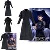 Wednesday Addams Season Two Cosplay Costume With Polyester Blazer For Halloween Parties